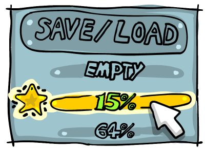 Save/load game progress