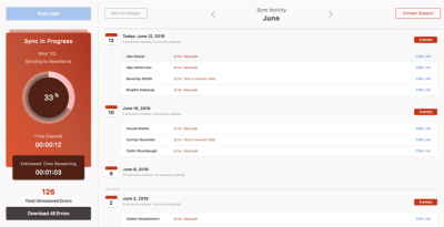 Final design for a new feature for the badger maps web application.