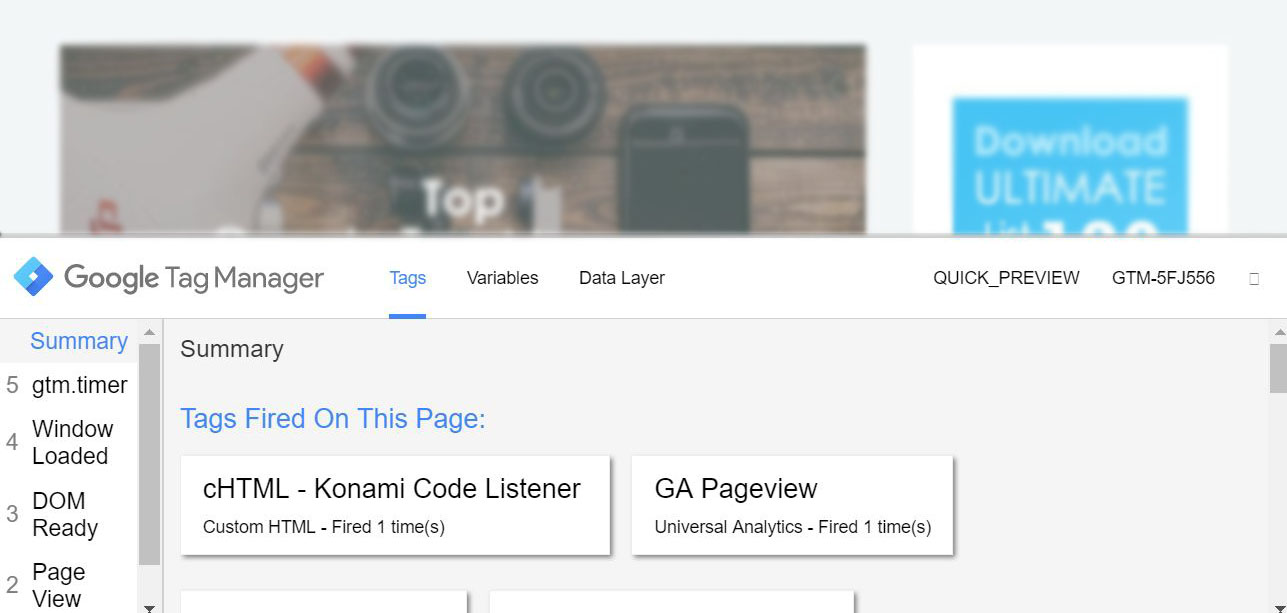 check if Google Tag Manager is Working