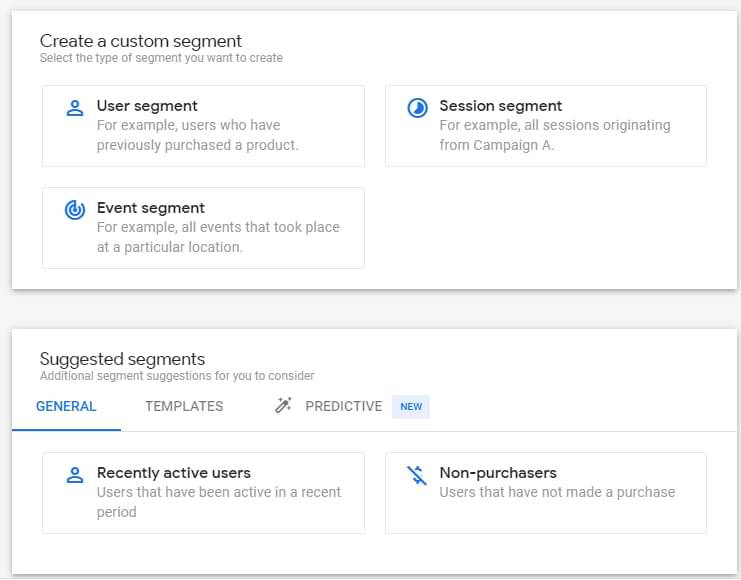 segments in google analytics 4 analysis hub